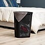 Mind Reader 15.85-Gallon Slim Laundry Hamper with Lid, Plastic, Black, 2/Set (2HBIN60-BLK)~#|#~D5372A3A-FEB7-4D74-926F82536BC870FD_sc7