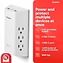 Staples TECH 6-Outlet 3-USB Port Surge Protector, 1200 Joules, White (ST62778)~#|#~D537DAC4-6F22-41B7-9B8C3644AE38FFCF_sc7