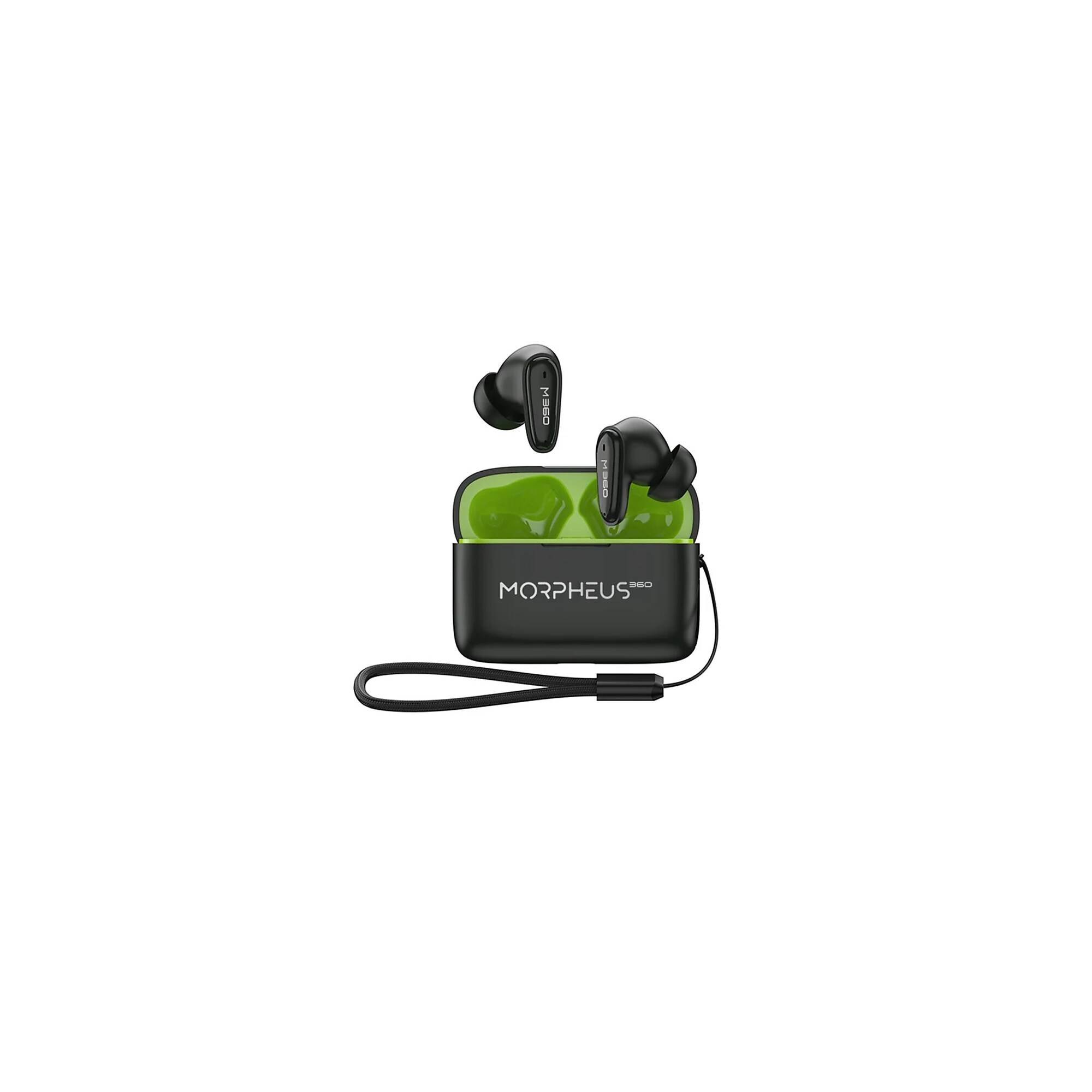 Morpheus 360 Nemesis Wireless Earbuds, Bluetooth, Black (TW1800W) Sansujyuku sansujyuku.com