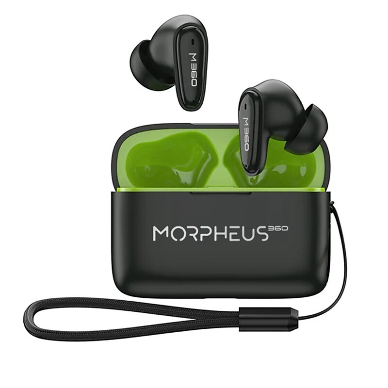 Morpheus 360 Nemesis Wireless Earbuds, Bluetooth, Black (TW1800W) image 1