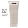 Mind Reader 10.57-Gallon Hamper with Lid, Plastic, Ivory (40FABHAMP-IVO)~#|#~D53C2E91-9F6F-4004-BA9DE7B37422E7FB_sc7
