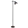 Simple Designs Sleek Essentials 54.72" Metal Floor Lamp with Round Shade, Black (LF1051-BLK)~#|#~D541616A-765E-4534-B66F31B24F80EF95_sc7