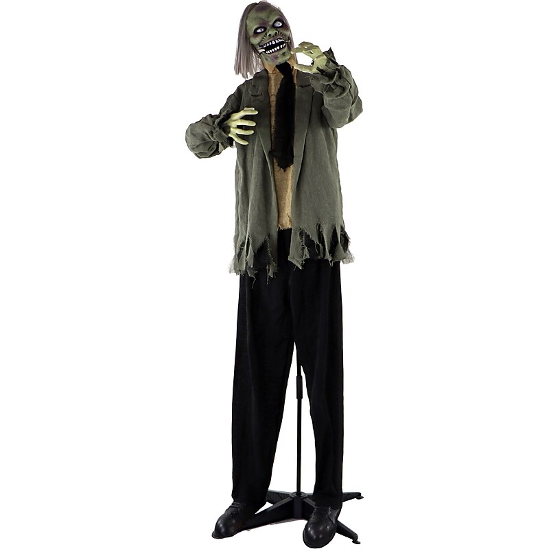 Haunted Hill Farm Life-Size Animatronic Zombie (HHZOMB-4FLSA) image 1