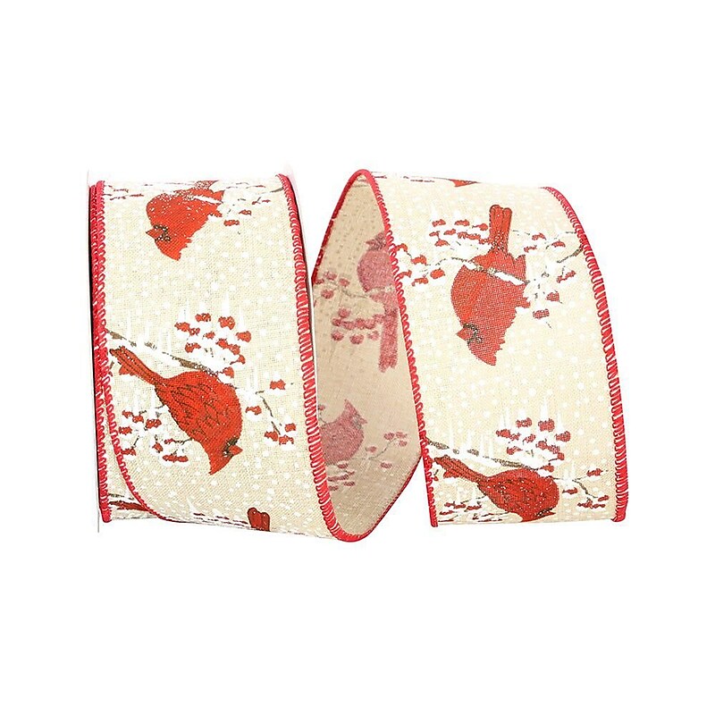 JAM Paper Ribbon, Natural Cardinal (52640348549) image 1