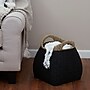 Household Essentials Woven Storage Wicker Basket with Handles, Black (ML-7214)~#|#~D5440C89-AB92-472F-A706301B26888E74_sc7