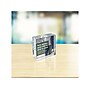 Azar Sign Holder, 3" x 3", Desktop/Wall, Clear Acrylic, 2/Pack (104553-2PK)~#|#~D547854F-2CD2-4136-A1890B1C87B1C2D4_sc7