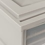 Iris Shallow Stackable Storage Drawer, Plastic, Gray, 4/Carton (170441CT)~#|#~D54968C3-69C6-45B2-A82A1F8B55D42591_sc7