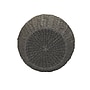 Household Essentials Handwoven Paper Rope Barrel Wicker Storage Basket Side Table, Gray (ML-4222)~#|#~D549FEB4-85BE-49D2-9D782B1370294CAD_sc7