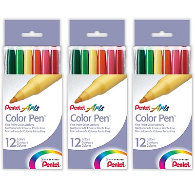 Pentel Buntstifte 12 Farben – GCG1-12P3 Für Grundschule (Japan Import)