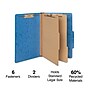 Staples Moisture Resistant Classification Folder, 2-Dividers, 2.5" Expansion, Legal Size, Dark Blue, 10/Box (ST614642-CC)~#|#~D55122F3-4D19-4564-84A9670D061B5DBF_sc7