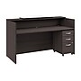 Bush Business Furniture Arrive 72"W Reception Desk with Counter and Mobile File Cabinet, Storm Gray (ARV008SG)~#|#~D5543431-8884-40A3-8524352943E696FA_sc7