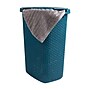 Mind Reader 15.85-Gallon Laundry Hamper with Lid, Plastic, Blue (60HAMP-BLU)~#|#~D554E0CB-C613-49FC-B8567998BF589000_sc7