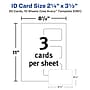 Avery Self-Laminating ID Cards, Matte White, 30/Pack (05361)~#|#~D55C19AA-9B9C-4FAA-A4B918A741B38A4E_sc7