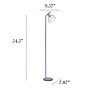 Simple Designs Sleek Essentials 54.5" Metal Floor Lamp with Wire Cage Shade, Blue (LF1050-BLU)~#|#~D55D042C-B1C1-4662-96B4A046E0B43C75_sc7