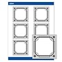 Avery Square Multipurpose Labels, 3" x 3", White, 60/Pack (19479370609)~#|#~D55D1D01-B091-4C42-82F7CC6B4850518B_sc7