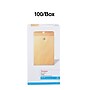 Staples 6.5 x 9.5 Kraft Clasp Envelopes, Brown, Gummed Flap & Metal Clasp Closure, Ideal for Filing, Storing & Mailing, 100/Pack~#|#~D55D8E34-C0A6-4597-9192C809F2619D60_sc7