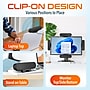 Delton P150 Clip-On 10-Watt Computer Speaker, USB-A, Black (DSP150C-U)~#|#~D55EAFE1-0672-44A3-89579A2DD721116A_sc7