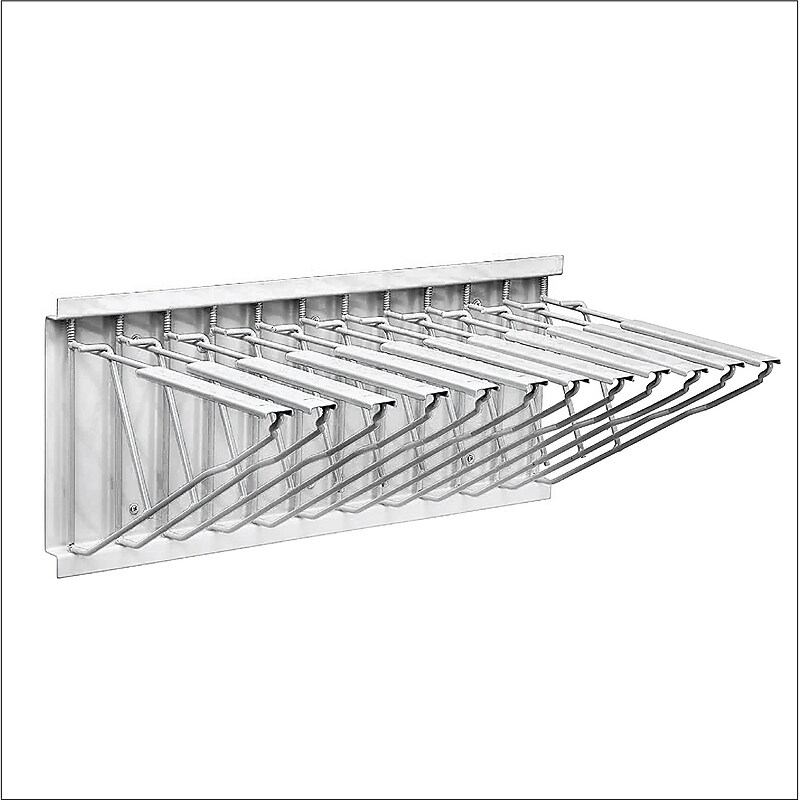 AdirOffice Steel Hanging Wall File, For Blueprint & Large-Format Files, White (617-WHI-KIT1) image 1