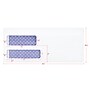 Staples InstantSeal Security Tinted #10 Double Window Envelopes, 4 1/8" x 9 1/2", White, 500/Box (ST63339)~#|#~D560D663-7BAB-4944-890C16CF75608607_sc7