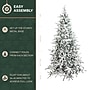 Fraser Hill Farm 7.5' Flocked Mountain Pine Artificial Christmas Tree (FFMP075-0SN)~#|#~D56561EE-3045-4075-9BD2AC4F7A2E15DC_sc7