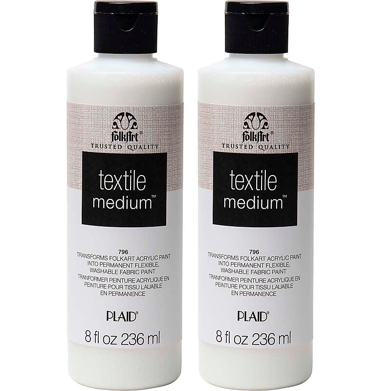 FolkArt Textile Medium, 8oz., 2/Pack (FLK796-2) image 1