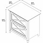 Bush Furniture Key West Lateral File, Washed Gray (KWF130WG-03)~#|#~D5660391-12DC-455A-A5417425CCB0BFC8_sc7