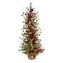 Nearly Natural 4-ft Berry and Pine Artificial Christmas Tree in Burlap Wrapped Base (T1427)~#|#~D5661711-AEA6-4CDE-BDD5449DF7ABF2FA_sc7