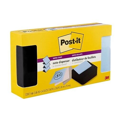 Post-it Pop-up Wave Design Dispenser with 3