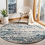 Safavieh Madison Collection 10' Round Indoor Area Rug, Machine Made, Grey/Blue (MAD460K-10R)~#|#~D569262A-E63E-48CD-806617EE49CF7072_sc7