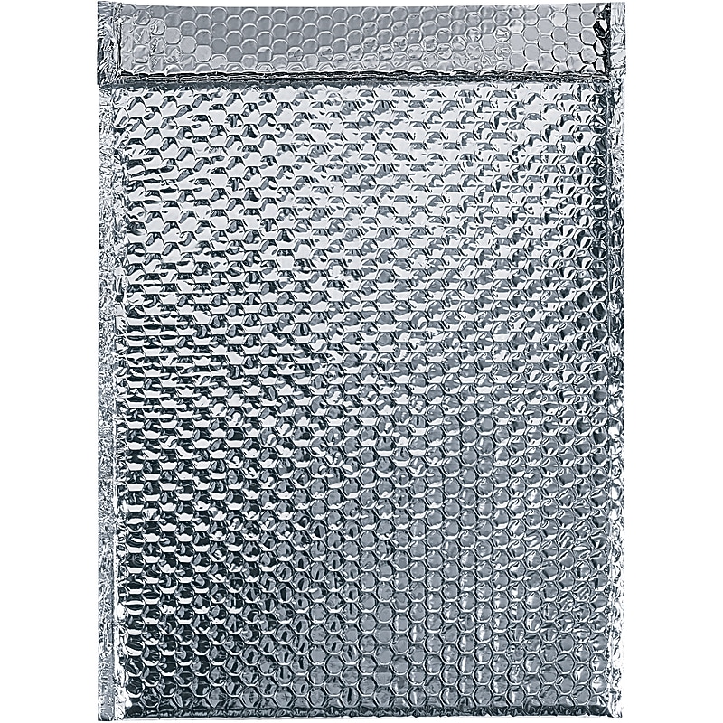 11" x 15" Self-Sealing Bubble Mailer, Metallic Silver, 50/Carton (INM1115) image 1
