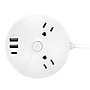 Ciao Tech 2-Outlet 3-USB Port Surge Protector Power Strip, 5 ft., 300-Joules, White (CPAT500-050)~#|#~D56BFE4E-33C9-4875-BB1992A990742AC6_sc7