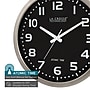 La Crosse Technology Atomic Wall Clock, Metal, 16" x 2.25" (WT-3161BK)~#|#~D56CBA5A-1773-4006-ADB2F0BD7B1A22E7_sc7