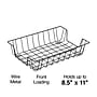 Staples Front Loading Letter Tray, Black Steel (10485)~#|#~D57049F0-B957-43EC-8F8E9B46CC60189C_sc7