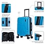 DUKAP Zahav 21.04" Hardside Carry-On Suitcase, 4-Wheeled Spinner, TSA Checkpoint Friendly, Teal (DKZAH00S-TEA)~#|#~D57226A8-0DA0-4D96-9844B47A610DDEA5_sc7