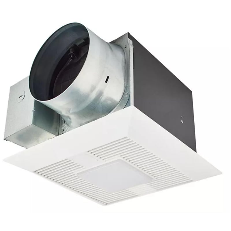 Panasonic WhisperGreen 5.1" - 6" Traditional Bathroom Fan, White (FV-1115VKL3) image 1