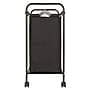 Household Essentials 4-Section Rolling Laundry Sorter, Polyester, Black (HE1112)~#|#~D57402B9-0352-4A6D-98FCC820EA28C917_sc7