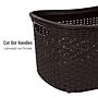 Mind Reader 10.57-Gallon Laundry Basket with Handles, Plastic, Brown, 2/Set (40LBASK2PK-BRN)~#|#~D5740A07-368F-44E5-816123A0E42B49F3_sc7