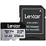 Lexar Professional Silver Plus 256MB microSDXC Memory Card with Adapter, Class 10, UHS-I, V30 (LMSSIPL256G-BNANU)~#|#~D576624E-B039-4CAA-BF29B7AE962E1300_sc7