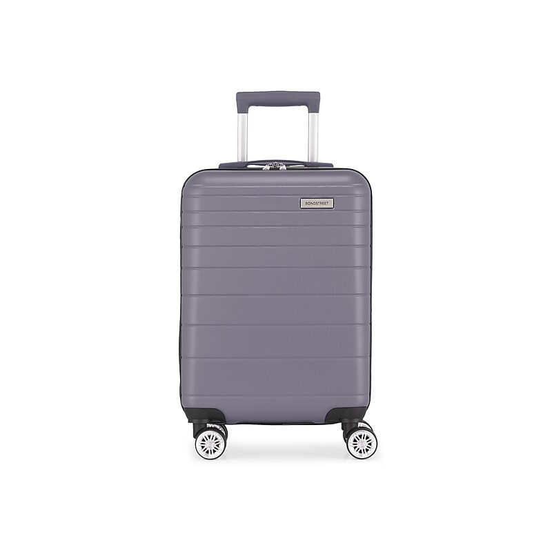 Bond Street Panoramic 21.5" Hardside Suitcase, 4-Wheeled Spinner, Dark Gray (HLG7520BS-DGREY) image 1