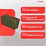 Staples 95% Recycled Hanging File Folder, 1/5-Cut Tab, Legal Size, Standard Green, 50/Box (ST490853/490853)~#|#~D57EB6E4-184E-49FE-8B91C8B9F101786F_sc7