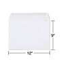 Staples Gummed Booklet Envelopes, 9" x 12", White, 100/Box (473009/19307)~#|#~D57FB92B-D68A-4D5B-A58E8744D24AE833_sc7