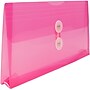 JAM Paper Premium Plastic Filing Envelope withButton & String Closure, Fuchsia Pink, 3/Pack (921B1FUX3)~#|#~D585CBDA-BD13-45AF-B34274D59BCCB9BA_sc7