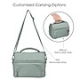 bentgo Deluxe Insulated Lunch Bag, 2-Compartment, Khaki Green (BGOBG2-KG)~#|#~D5869AC9-273A-4321-B4F78797536F2166_sc7