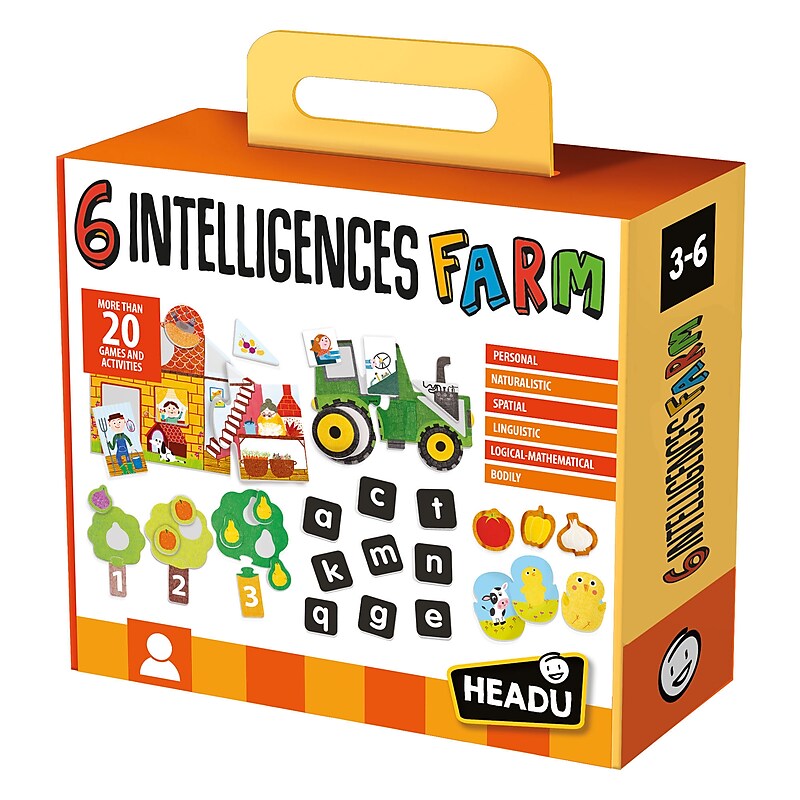 Headu 6 Intelligences Farm Games & Activities (HDUEN54389) image 1