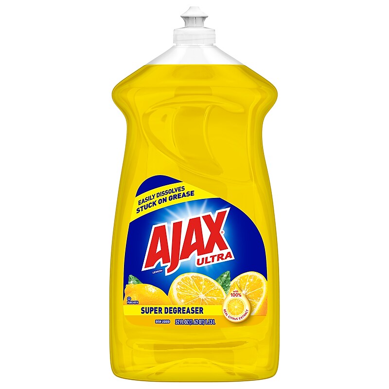 Ajax Ultra Super Degreaser Dish Soap, Lemon Scent, 52 fl. oz. (149861) image 1