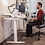 VersaDesk PowerLift Split-Level 72"W Electric Rectangular Adjustable Standing Desk, Maple/White (PL2SD7230-WM)~#|#~D58D13F5-1D25-4ED5-883FF2C0749B21BF_sc7