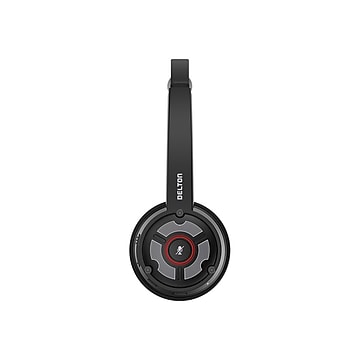 Delton 50X Pro Wireless Noise Canceling Bluetooth Mono Computer On-Ear Headset, Black (DBTHEAD50XBTDL)