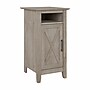 Bush Furniture Key West 30" Small Storage Cabinet with Door and 3 Shelves, Washed Gray (KWS116WG-03)~#|#~D58F0378-6DC4-43A8-A986DA5F8438B3B7_sc7