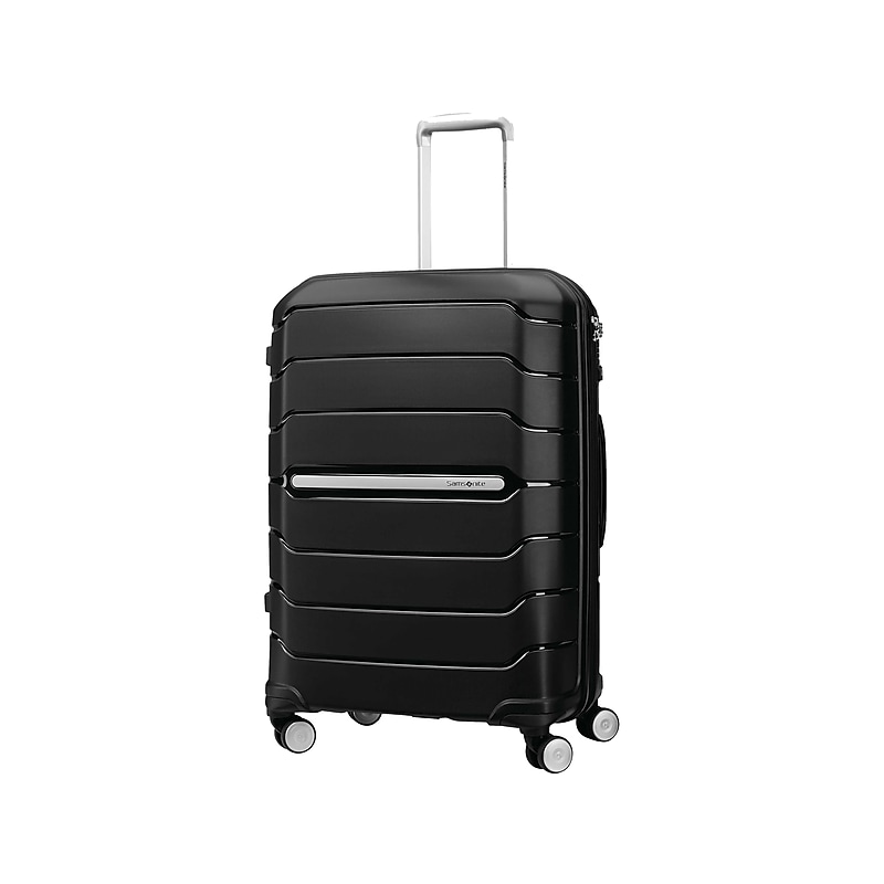Samsonite Freeform 27.95" Hardside Suitcase, 4-Wheeled Spinner, TSA Checkpoint Friendly, Black (78256-1041) image 1