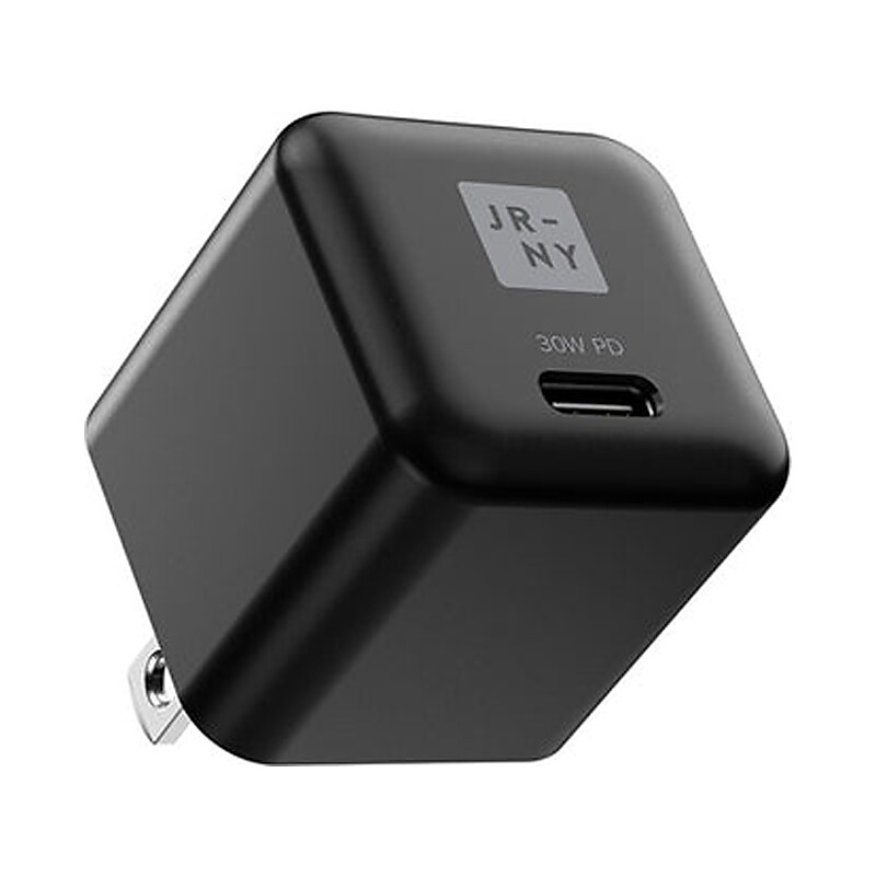 Journey Mini USB Type-C Wall Charger, Black (JWCG130BL) image 1